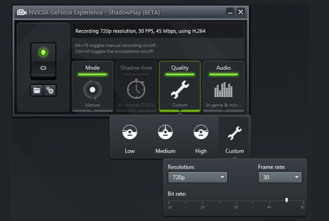 使用 NVIDIA 在 PC 上錄製遊戲玩法