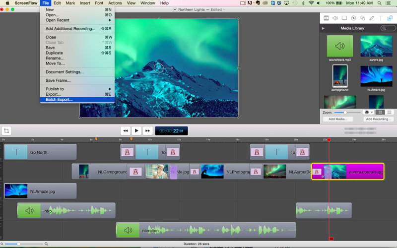 Mac 免費螢幕錄影機 - ScreenFlow