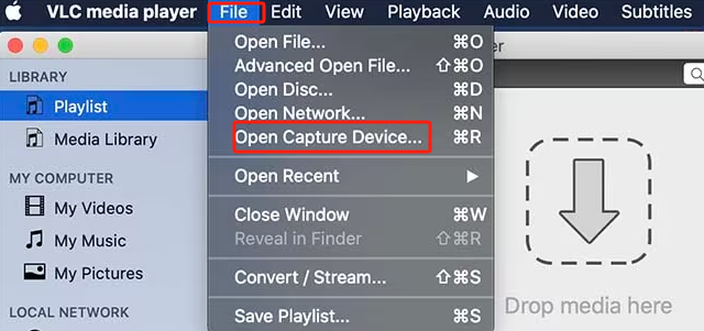 Mac 免費螢幕錄影機 - VLC