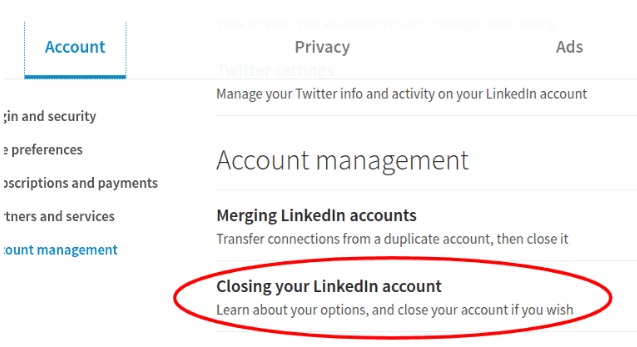 如何關閉您的 LinkedIn 帳戶