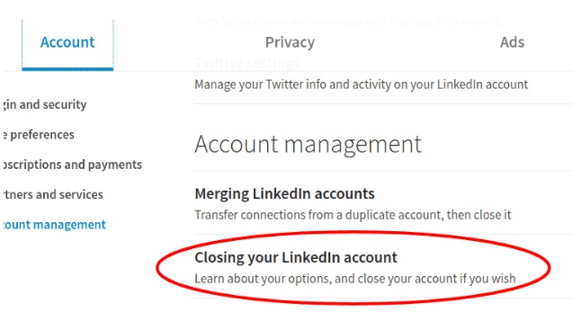 如何關閉您的 LinkedIn 帳戶