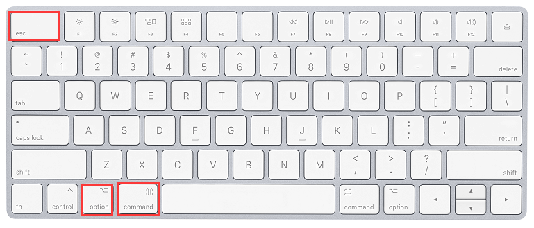 使用鍵盤快捷鍵在 Mac 上執行 Control + Alt + Delete