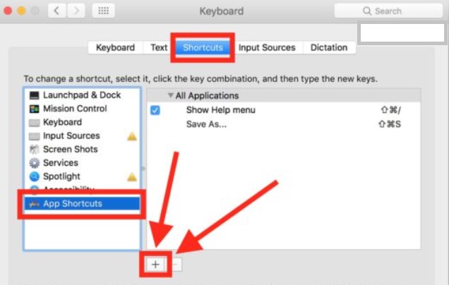 使用鍵盤快捷鍵在 Mac 上創建快捷方式