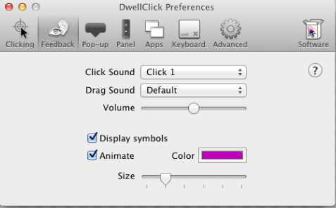 適用於 Mac 的 DwellClick 自動答題器