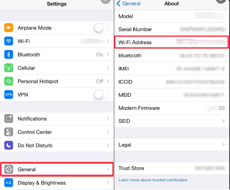 在 iOS 設備上查找 MAC 地址