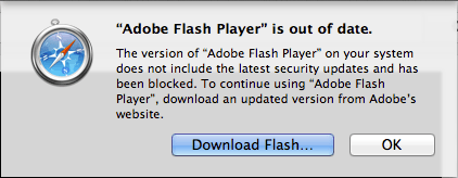 Flash Player在Mac上已過期