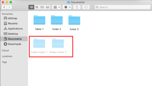 如何在Mac上創建隱藏文件夾