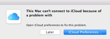 iCloud無法正常工作