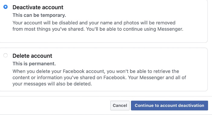 輕鬆刪除 Facebook 帳戶