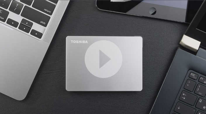 Toshiba Canvio Flex-Mac 上用於視頻編輯的最佳外置硬盤之一