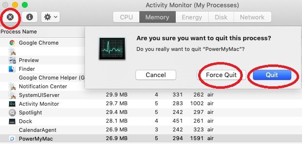 在 Mac 上的活動監視器中關閉無響應的應用程序和進程