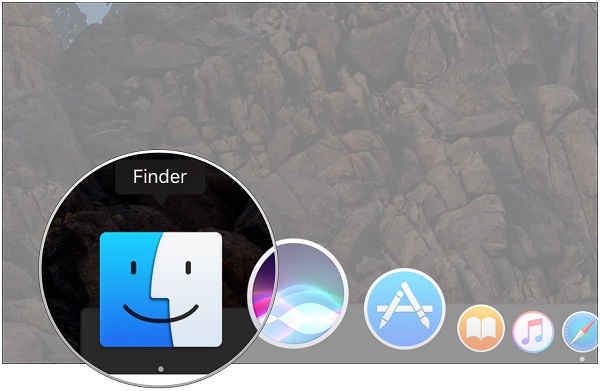 在Mac上啟動Finder
