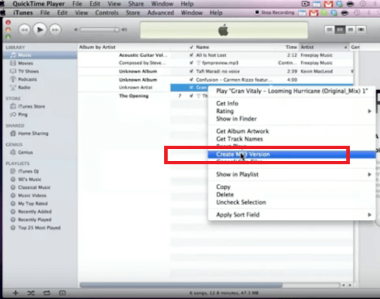 在iTunes中將AIFF文件轉換為MP3