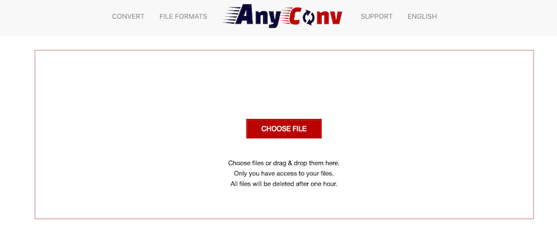 使用 AnyConv.com 將 AU 轉換為 WAV