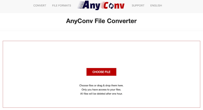 在 AnyConv.com 將 MKV 文件轉換為 DivX