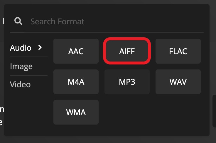 免費將 M4A 轉換為 AIFF