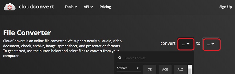 使用 CloudConvert 將 MPV 轉換為 GIF