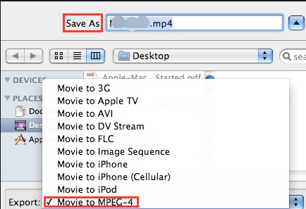 使用iMovie轉換視頻文件