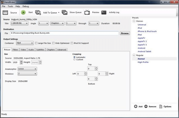 在Windows 3上使用HandBrake將4GP轉換為MP10