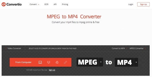 在線輕鬆將 MPEG 轉換為 MP4