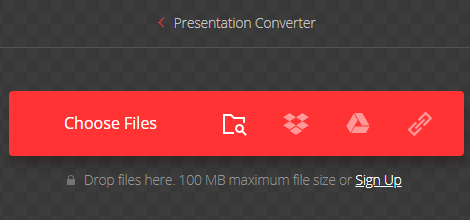將Powerpoint轉換為Video Convertio