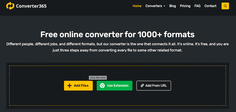 在 Converter365.com 將 OGG 轉換為 MOV