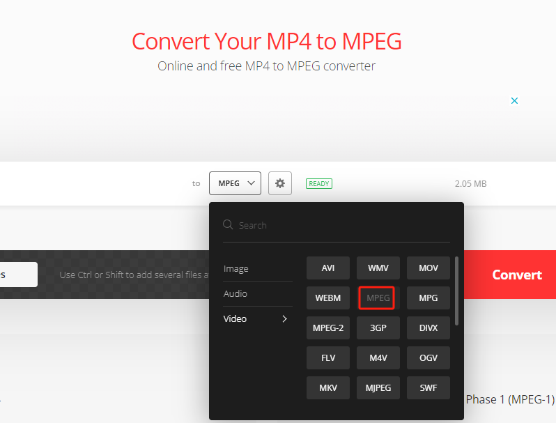 線上轉換 3GP 為 MPEG