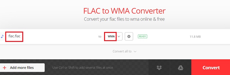 輕鬆製作 FLAC 到 WMA 格式