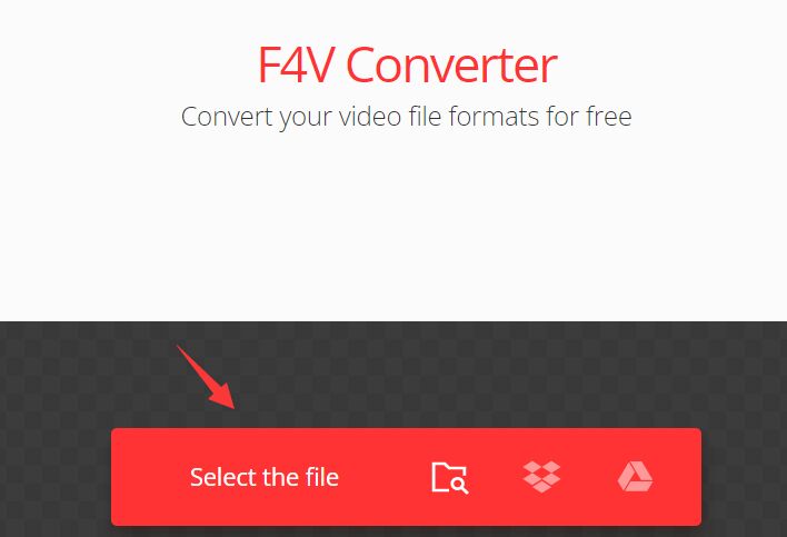 Convertio 在線 F4V 轉換器