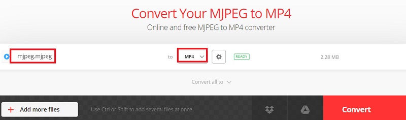 免費將 MJPEG 製作成 MP4