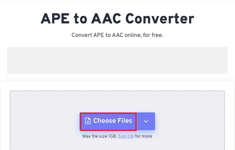 將 APE 文件轉換為 AAC 格式