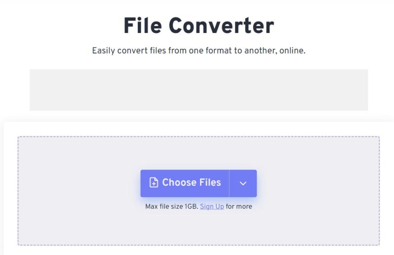 使用 Freeconvert 將 TS 轉換為 MP3