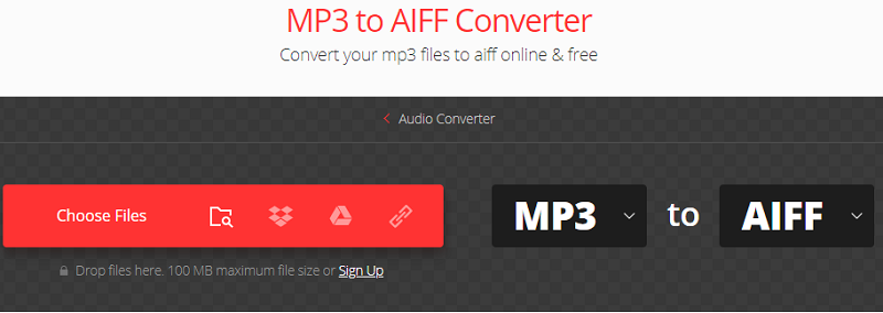 MP3到AIFF轉換