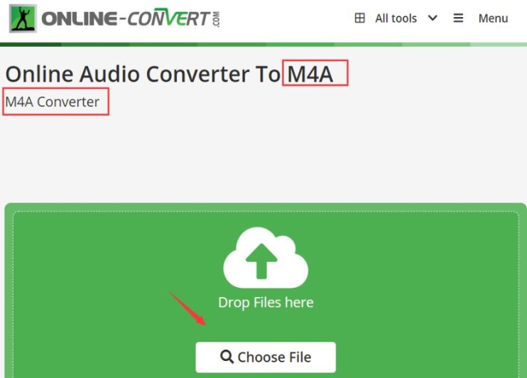 在線將 AIFF 轉換為 M4A