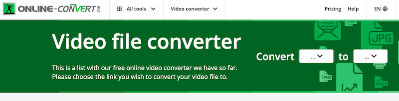 免費視訊轉換器：Online-Convert.com