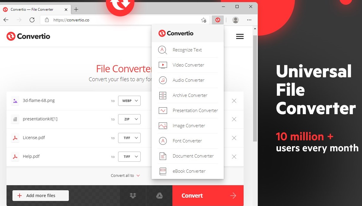 使用 CloudConvert.com 將 MOV 轉換為 AAC
