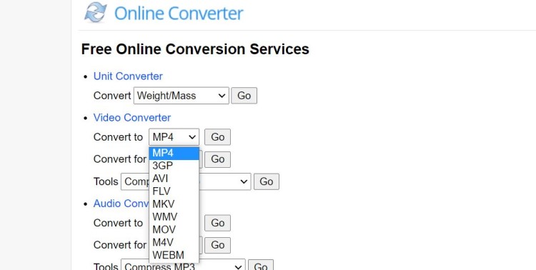 在線和免費的 MTS 視頻轉換器