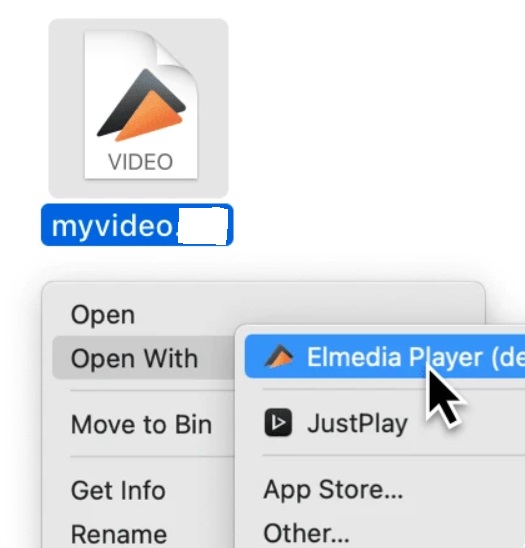 使用 Elmedia Player 在 Mac 上播放 WMV 文件的步驟