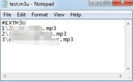 使用記事本將 M3U 轉換為 MP3
