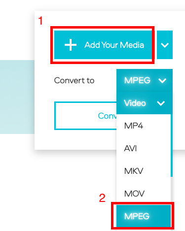 如何使用視頻轉換器將 M4A 轉換為 MPEG