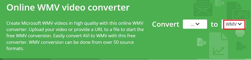使用在線工具將 M4V 轉換為 WMV