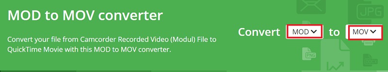 免費將 MOD 轉換為 MOV