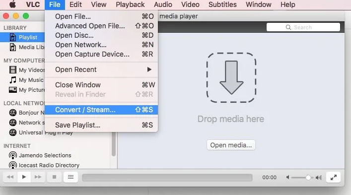 使用 VLC 轉換視頻